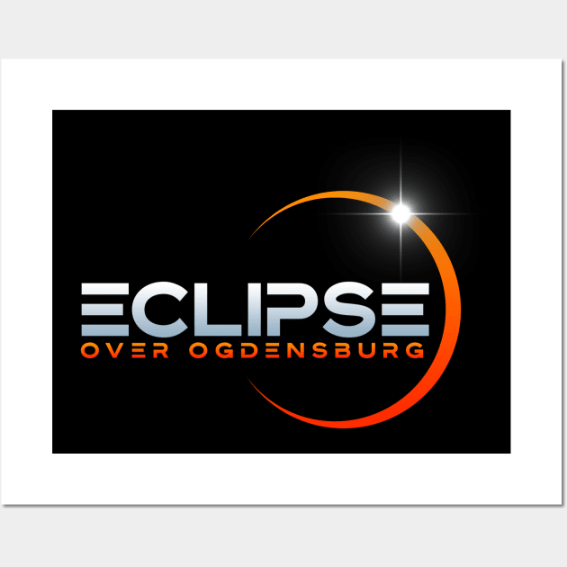 Ogdensburg Eclipse 2024 Wall Art by Ogdensburg Eclipse 2024